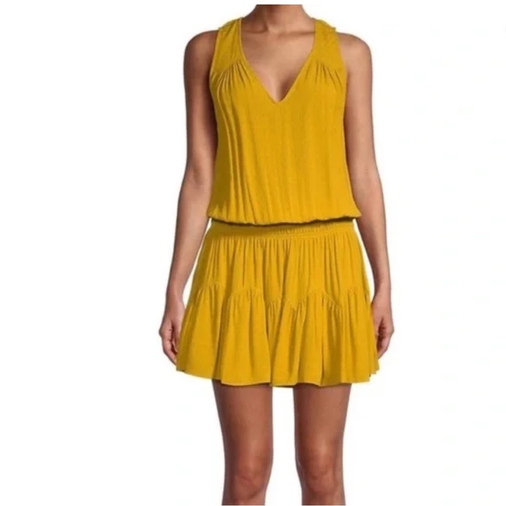 Ramy Brook Laura Yellow Mini Dress